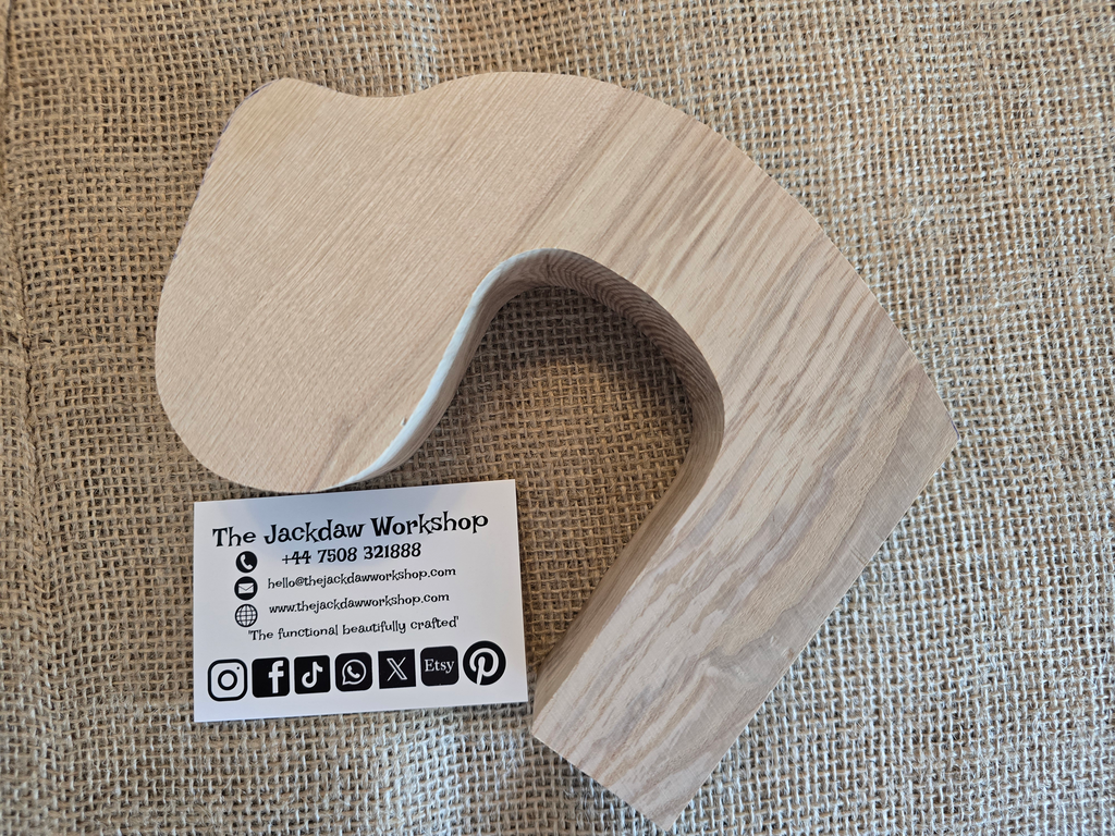 Solid English Ash Crook (Carving) Stick Handle Blank