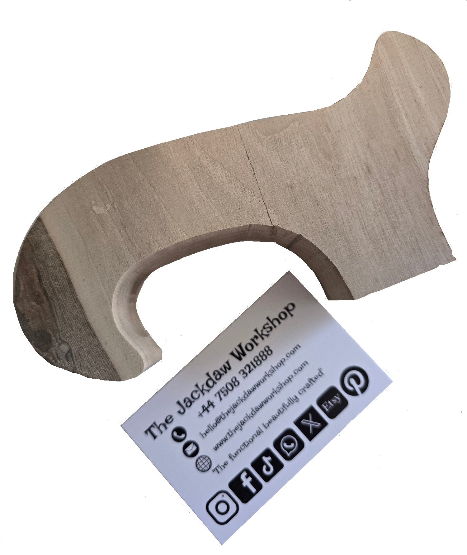Solid English Walnut Derby Stick Handle Blank