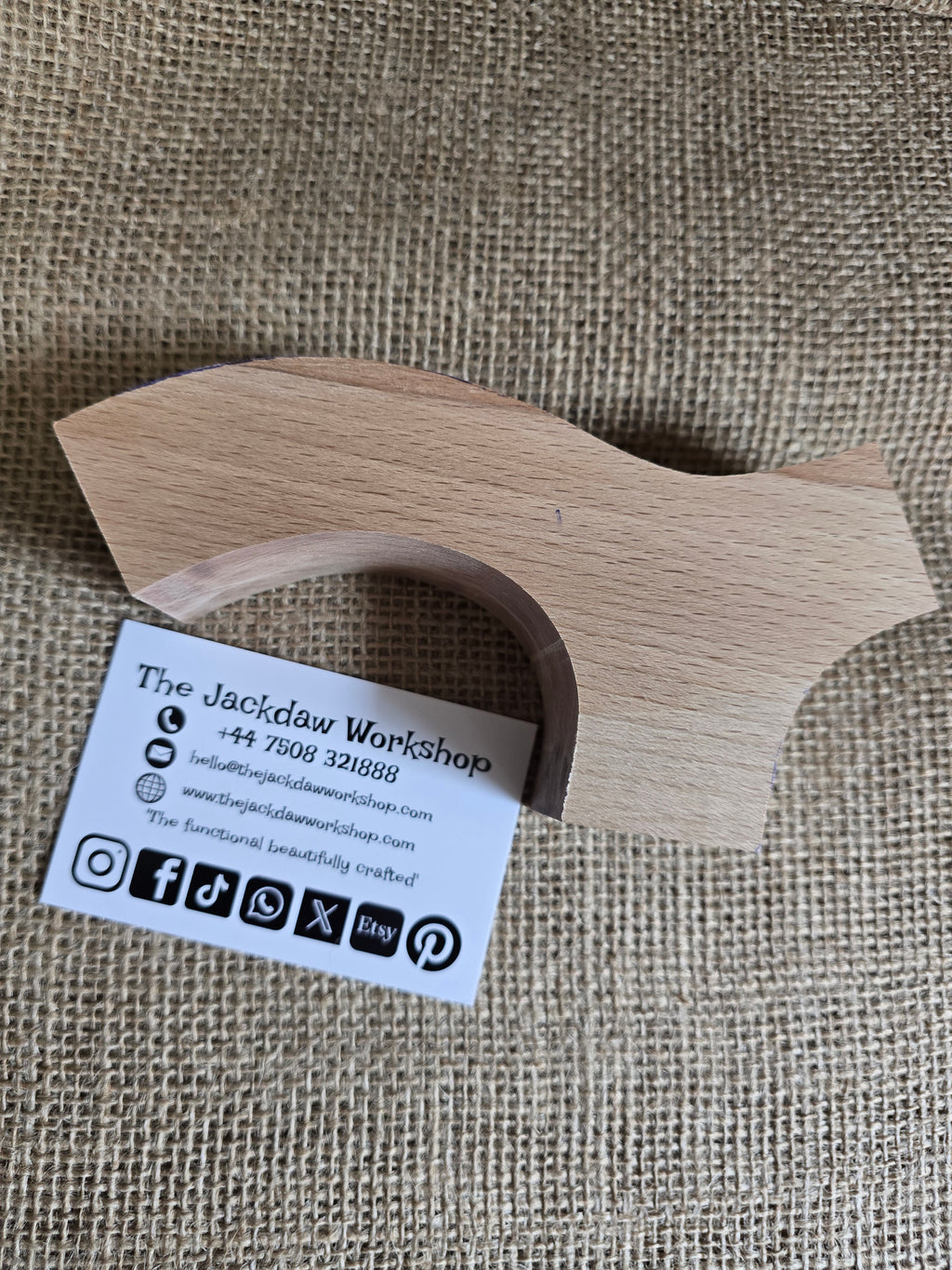 Solid English Beech Recency Stick Handle Blank