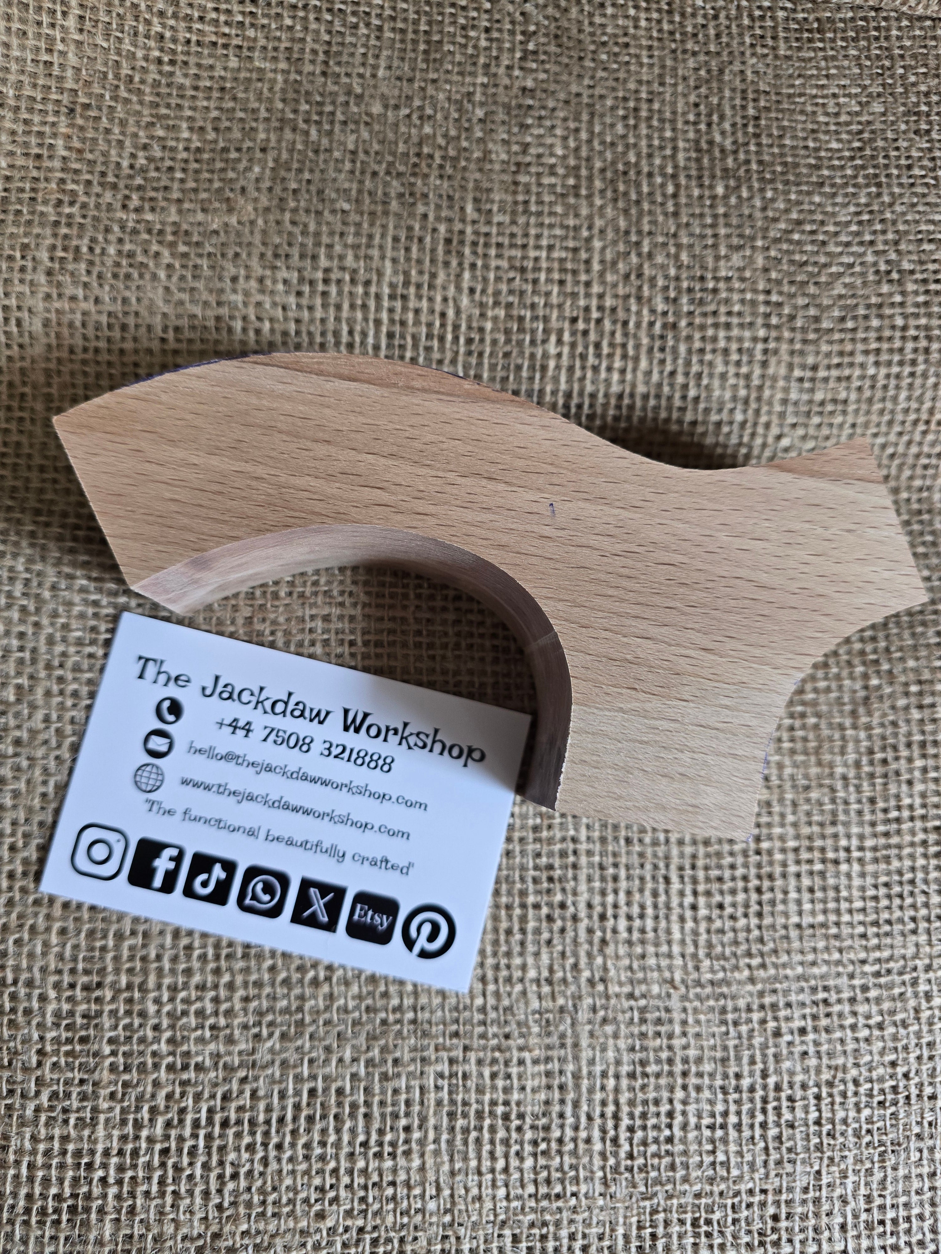 Solid English Beech Recency Stick Handle Blank