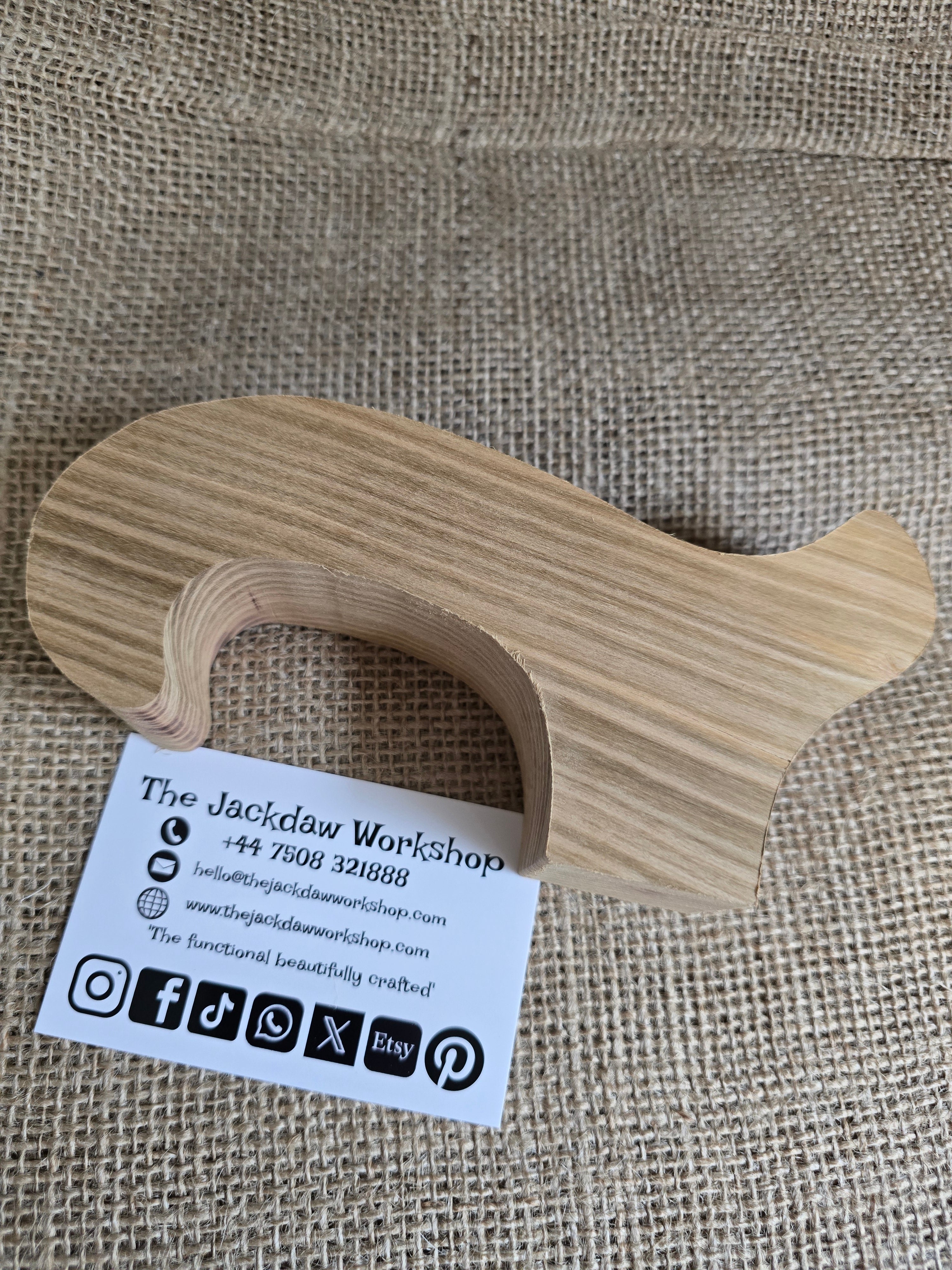 Solid English Cherry Derby Stick Handle Blank