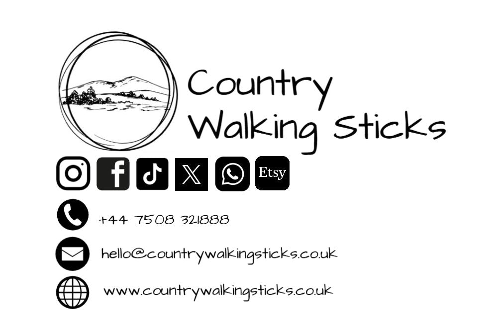 Solid English Oak Crook Stick Handle Blank