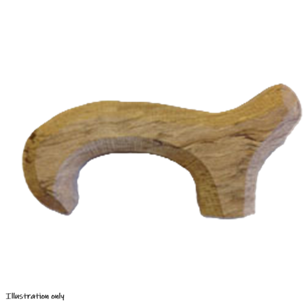 Solid Italian Olive Derby Stick Handle Blank