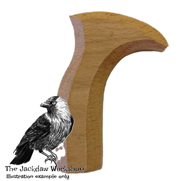 Solid English Eucalyptus Hiker Stick Handle Blank