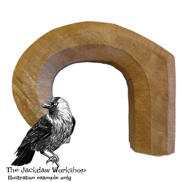 Solid South American Mahogany Market Stick Handle Blank